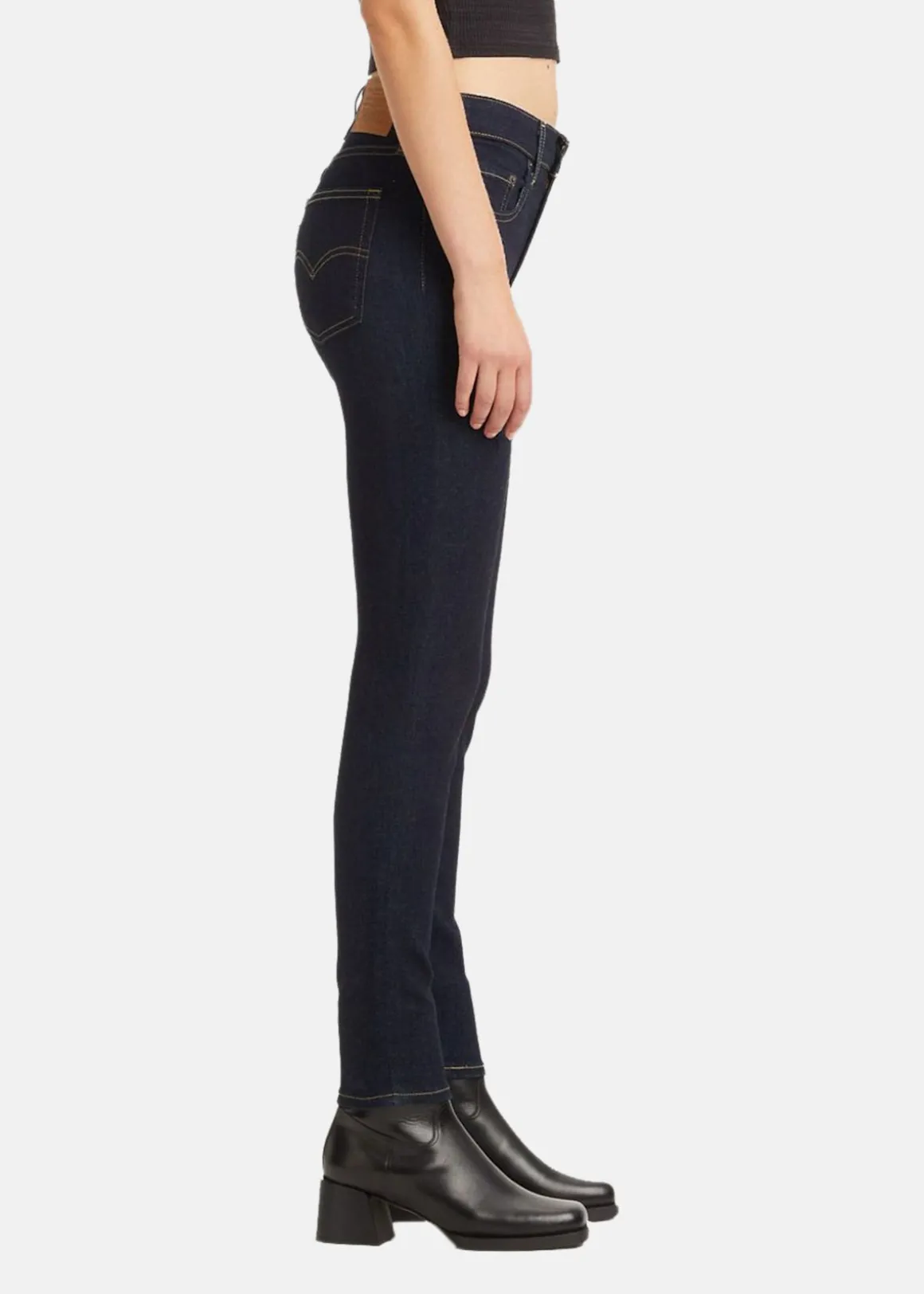 721 HIGH RISE SKINNY BLUE WAVE