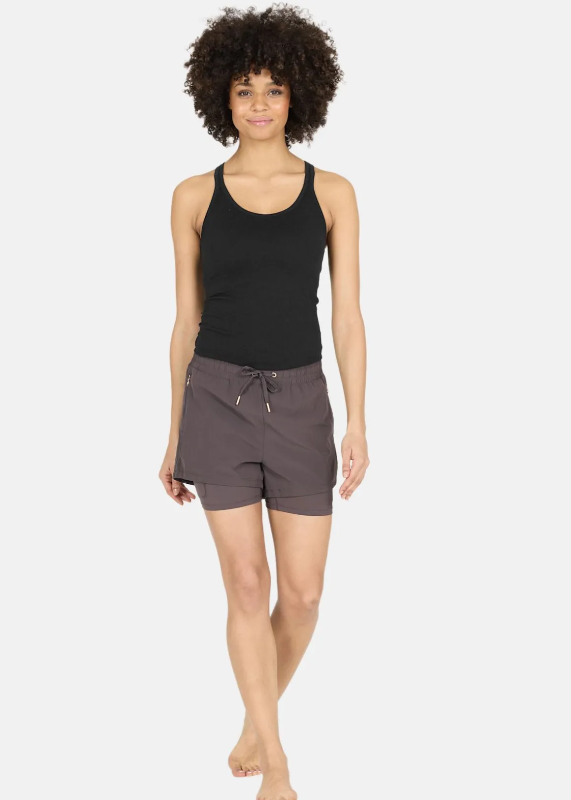 Connie W Padded Sports Bra Top