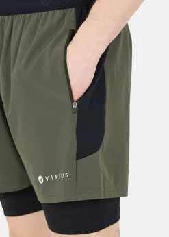 Dylan M 2-in-1 Stretch Shorts