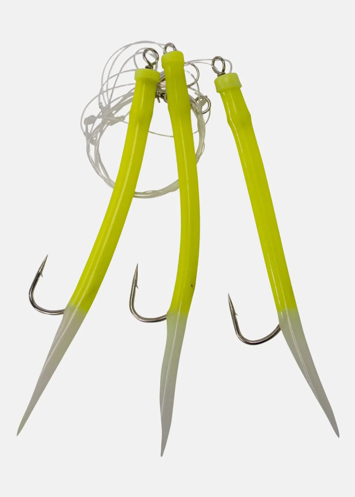 Gummi Makk Gul/Lys Rigged #8/0