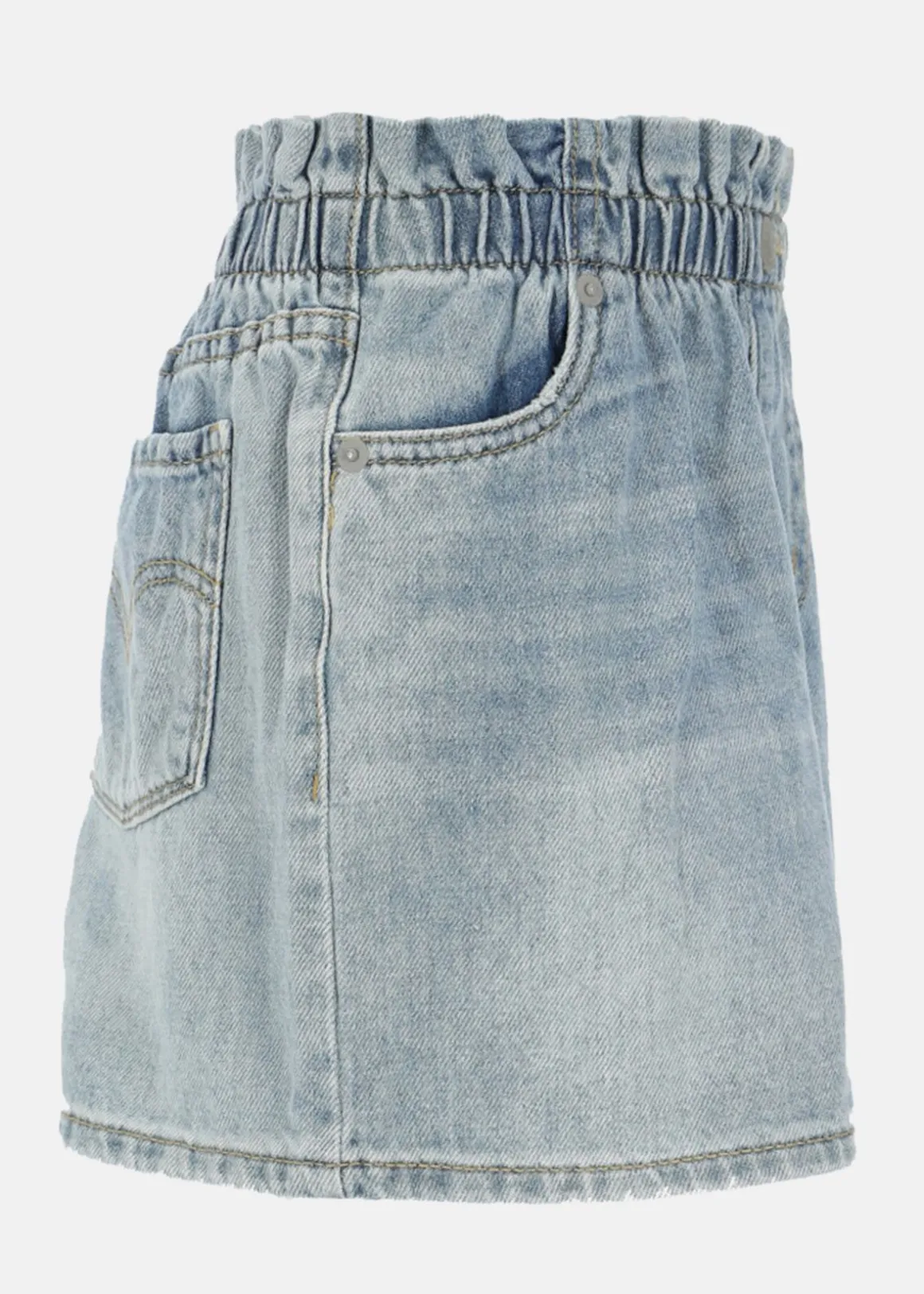 HIGH RISE PULL-ON DENIM SK