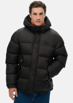 HOODED TECH PADDED JKT