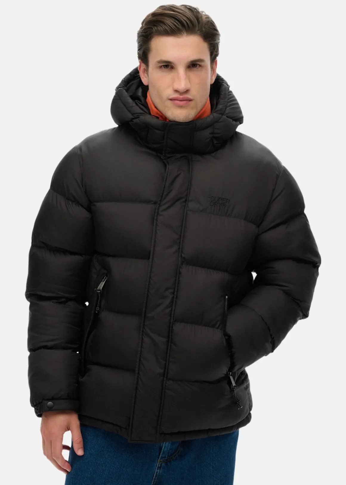HOODED TECH PADDED JKT