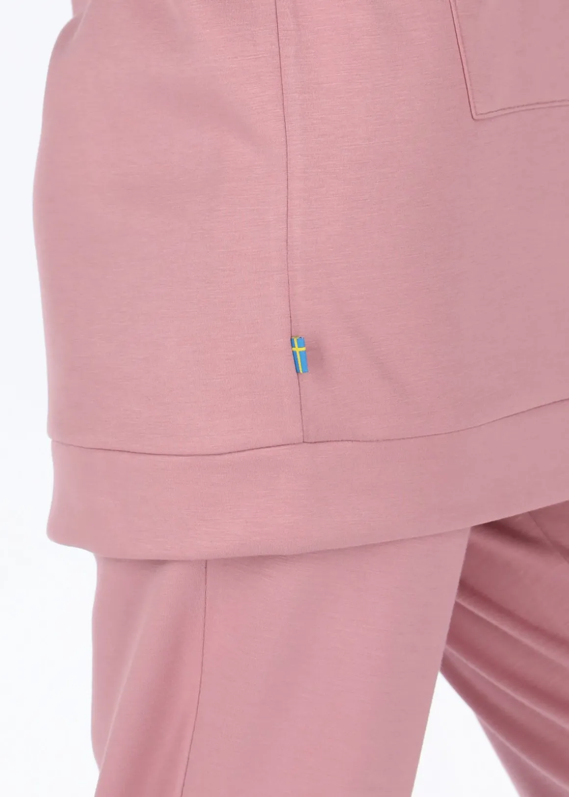 Lounge Long Zip Hood W