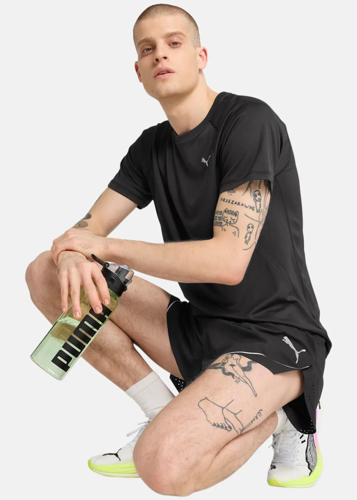 M RUN VELOCITY TEE (POLY)