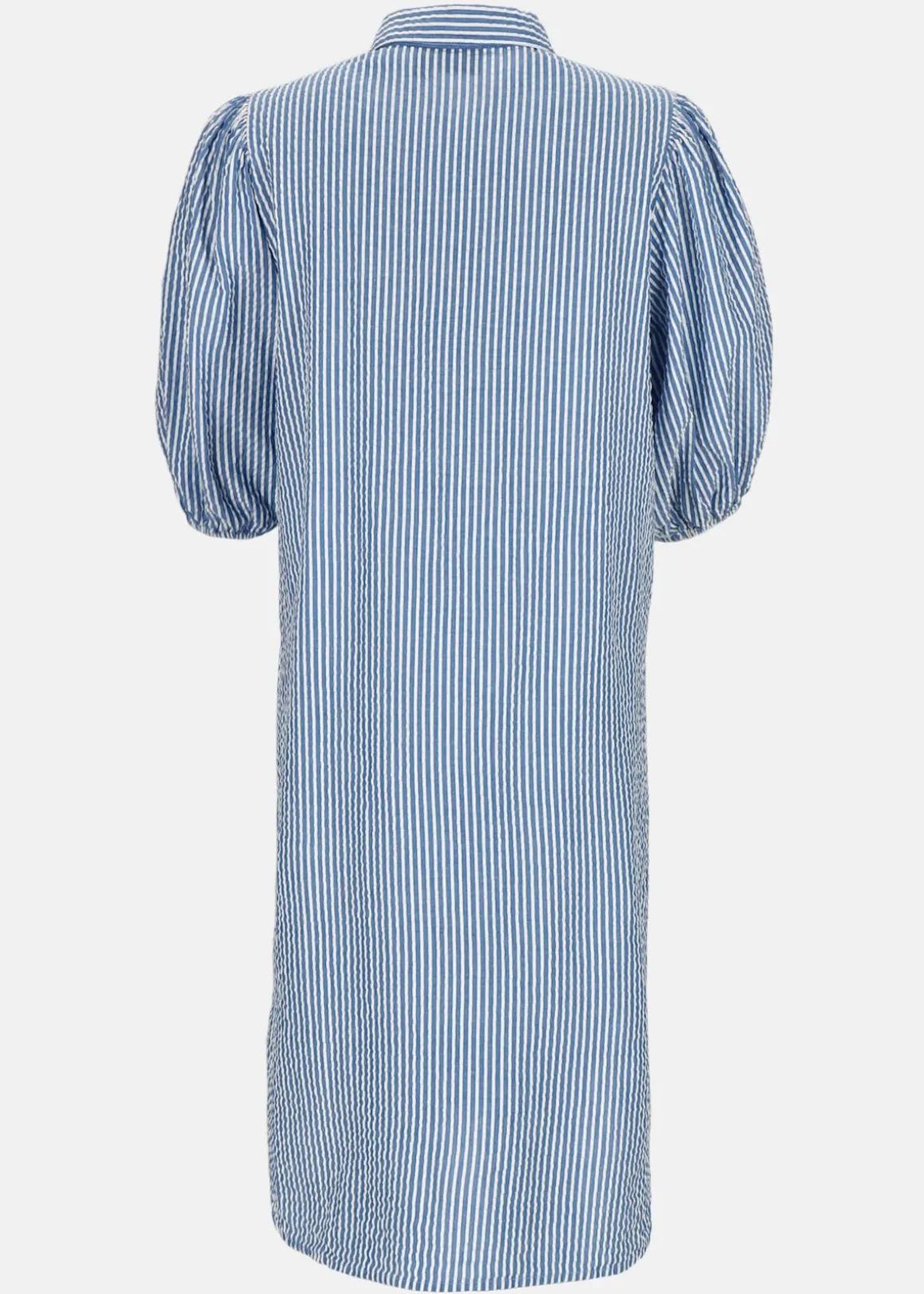 Marina Seersucker Oversized Shirt W