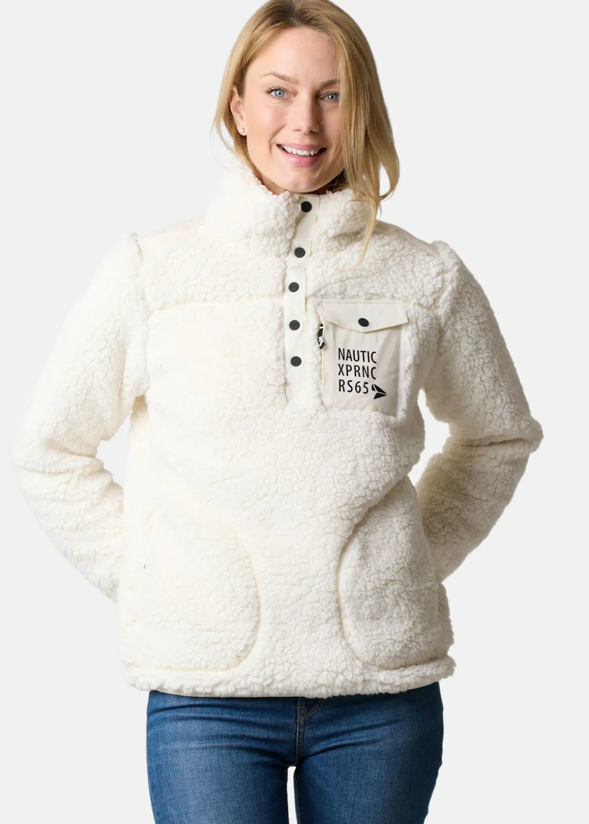 Marstrand Stretch Pile Half Neck W
