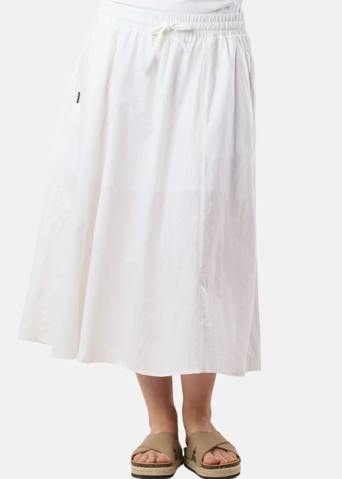 New Hampshire Linen Long Skirt W