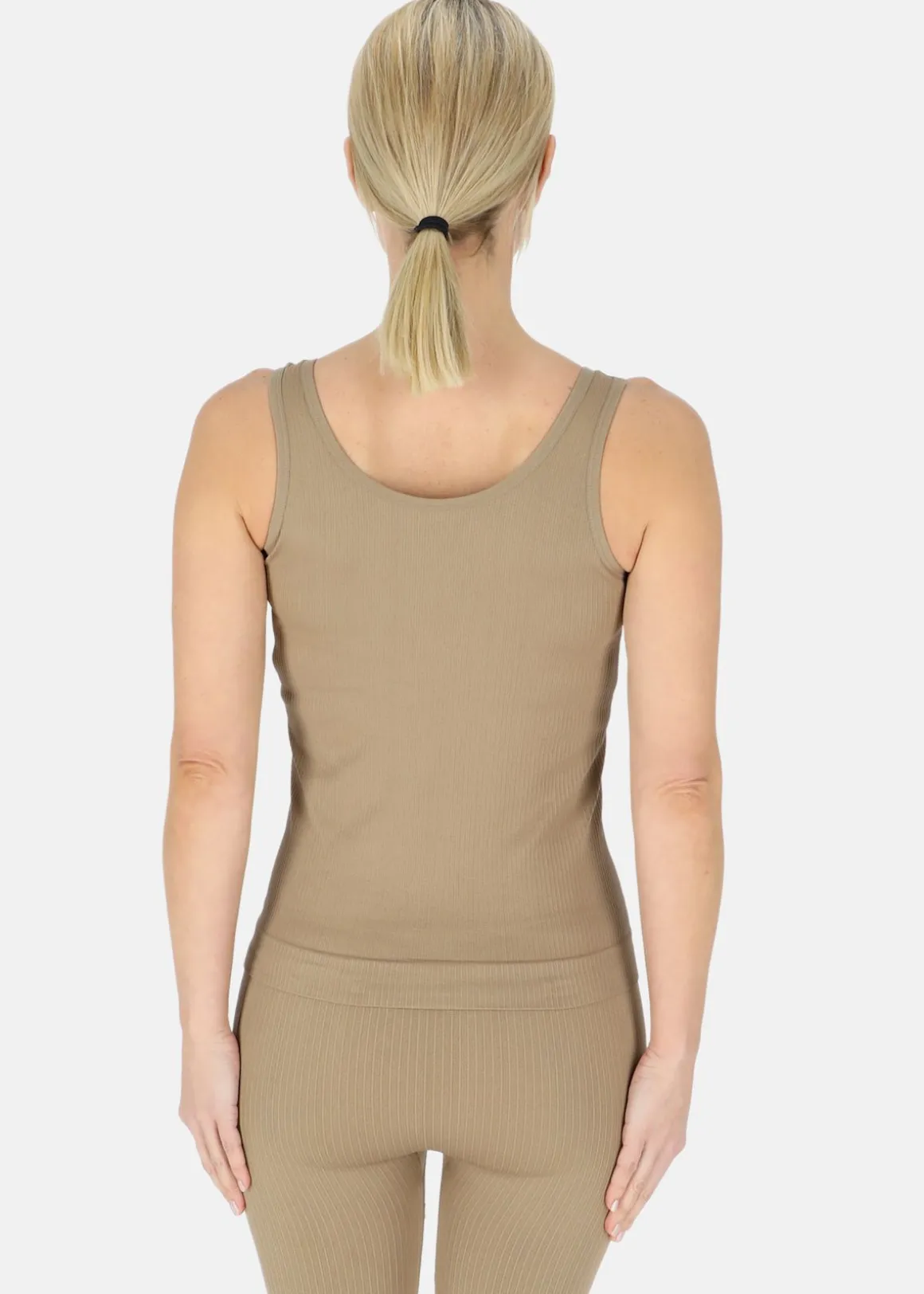Ribbed Seamless Tank Top W