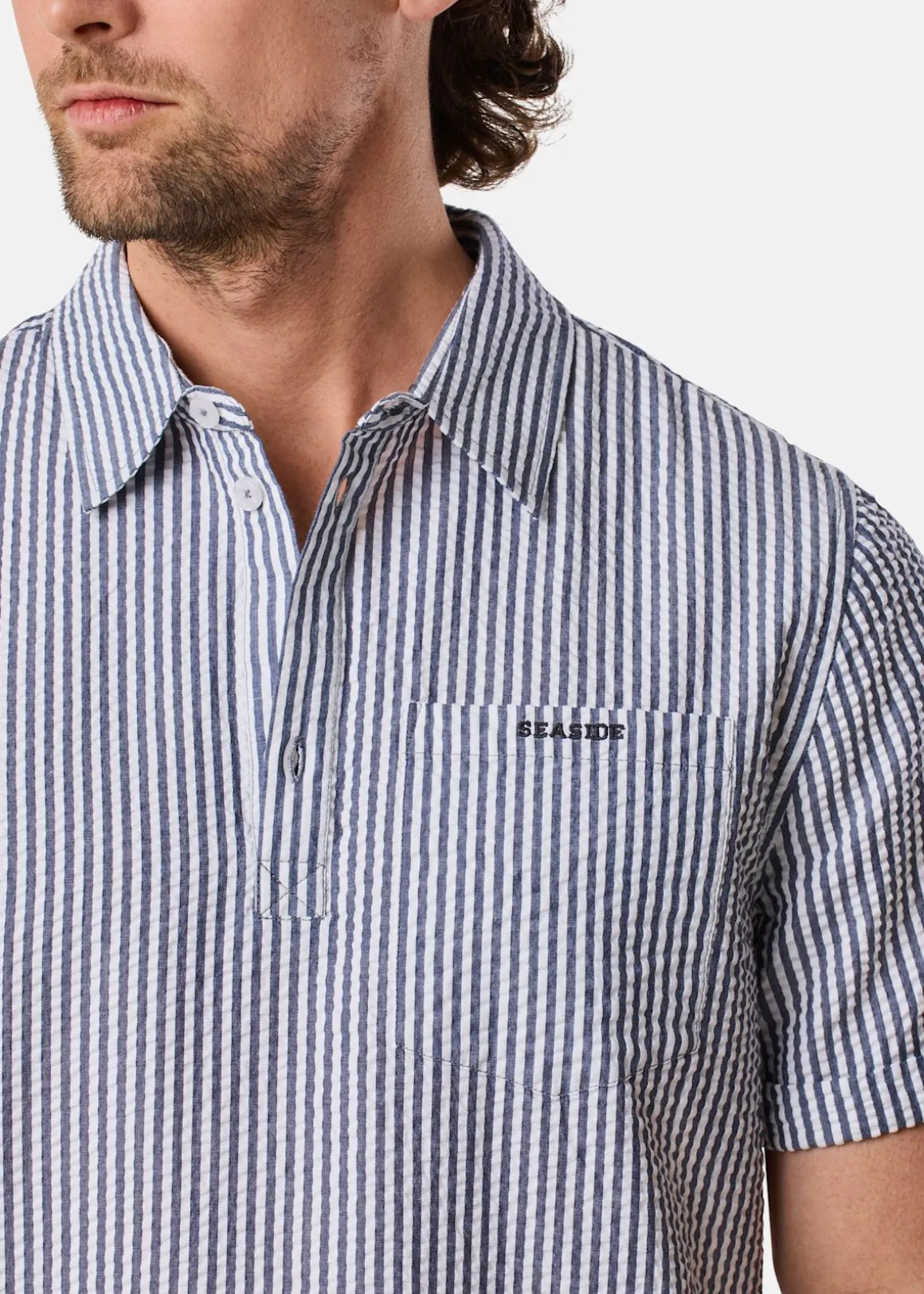 Seersucker Pique Shirt