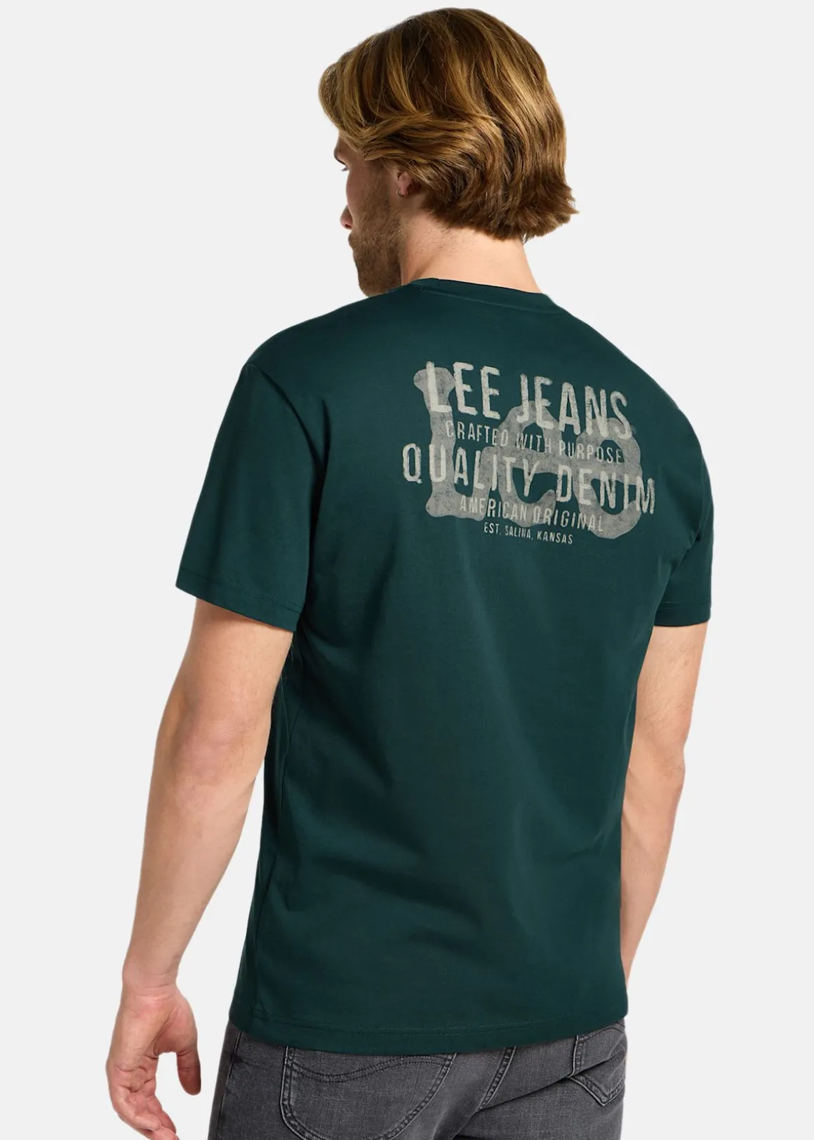 SS_RELAXED_LOGO_TEE GUNMETAL