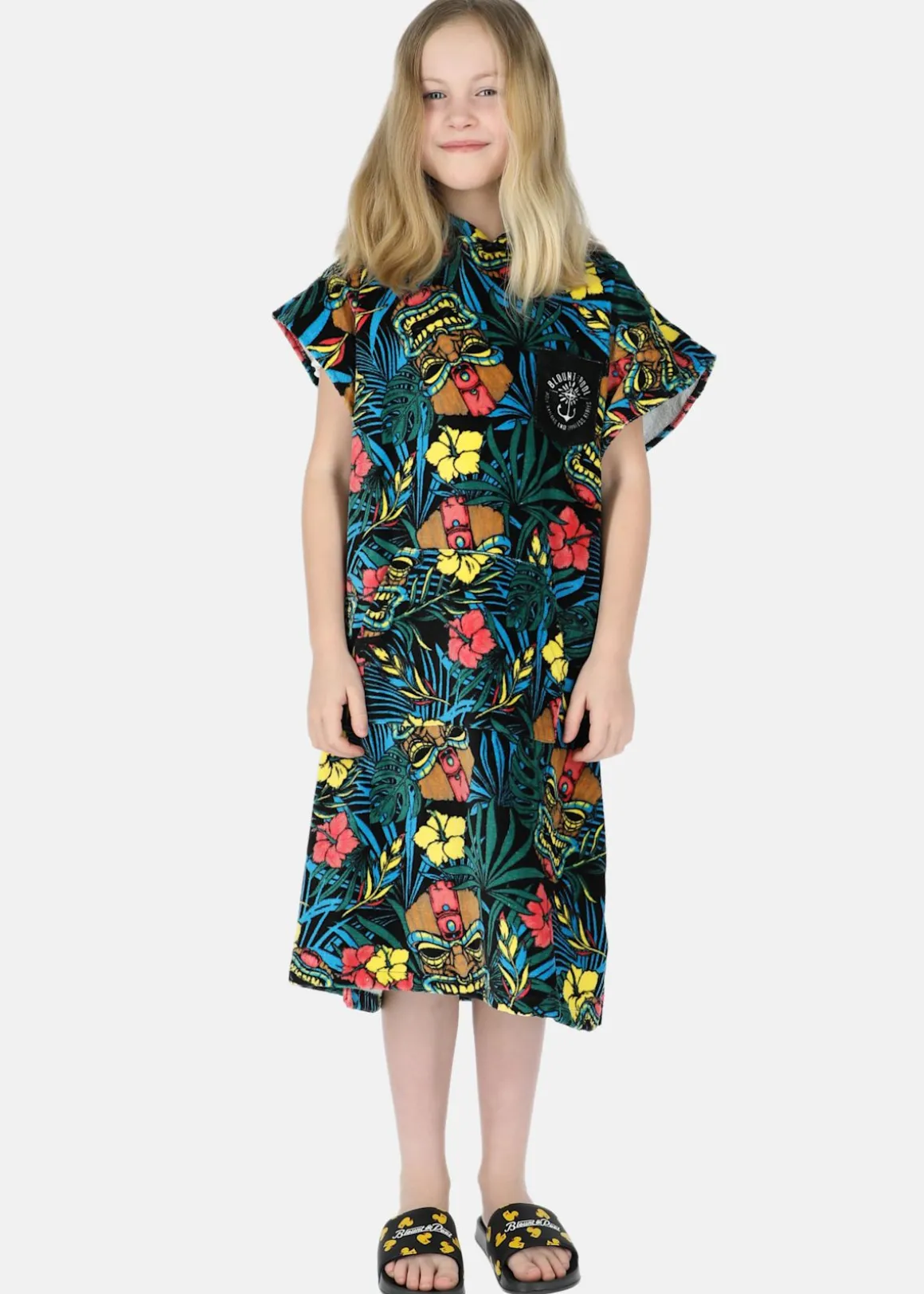 Tropical Beach Poncho JR