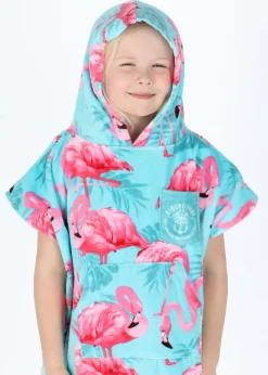 Tropical Beach Poncho Kids