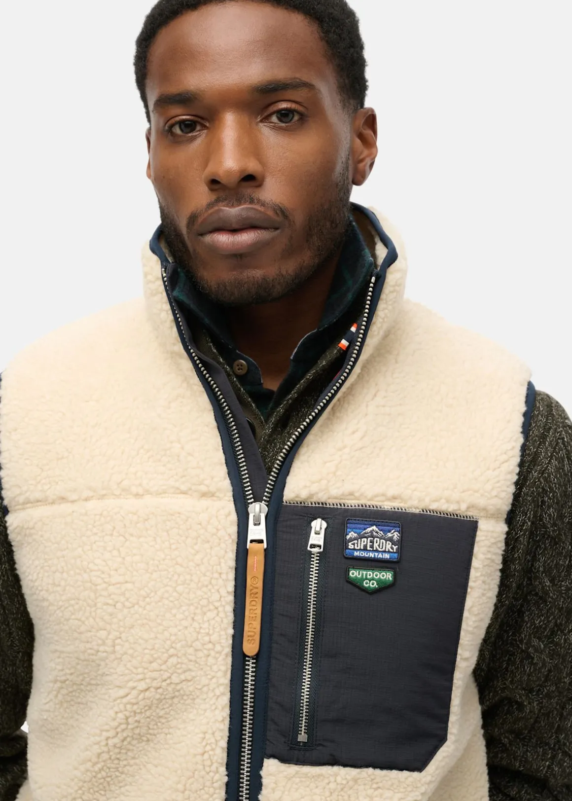 VINTAGE RETRO FLEECE GILET