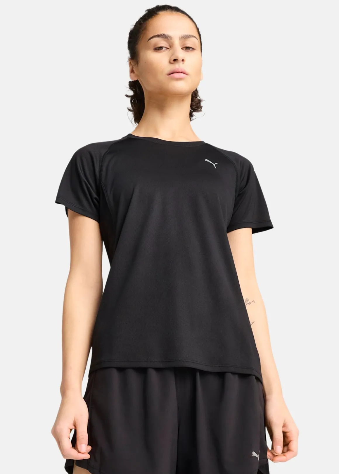 W RUN VELOCITY TEE (POLY)